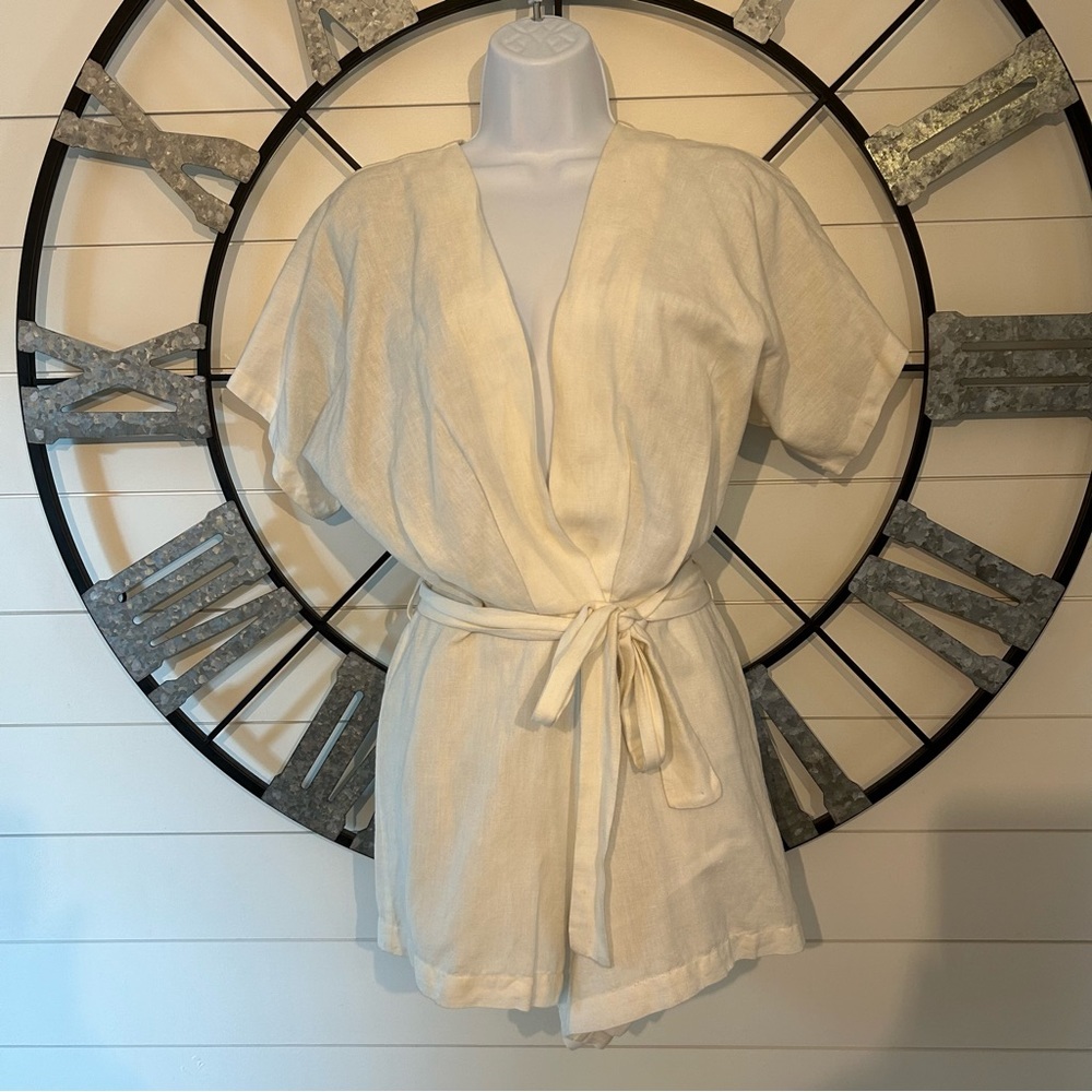 Urban Outfitters Linen and Cotton Romper
